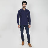 Eminent Men's Full Sleeves Polo T-Shirt - Navy Blue, Men's T-Shirts & Polos, Eminent, Chase Value