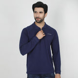 Eminent Men's Full Sleeves Polo T-Shirt - Navy Blue, Men's T-Shirts & Polos, Eminent, Chase Value