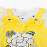 Girls Half Sleeves Suit - Yellow, Girls Suits, Chase Value, Chase Value