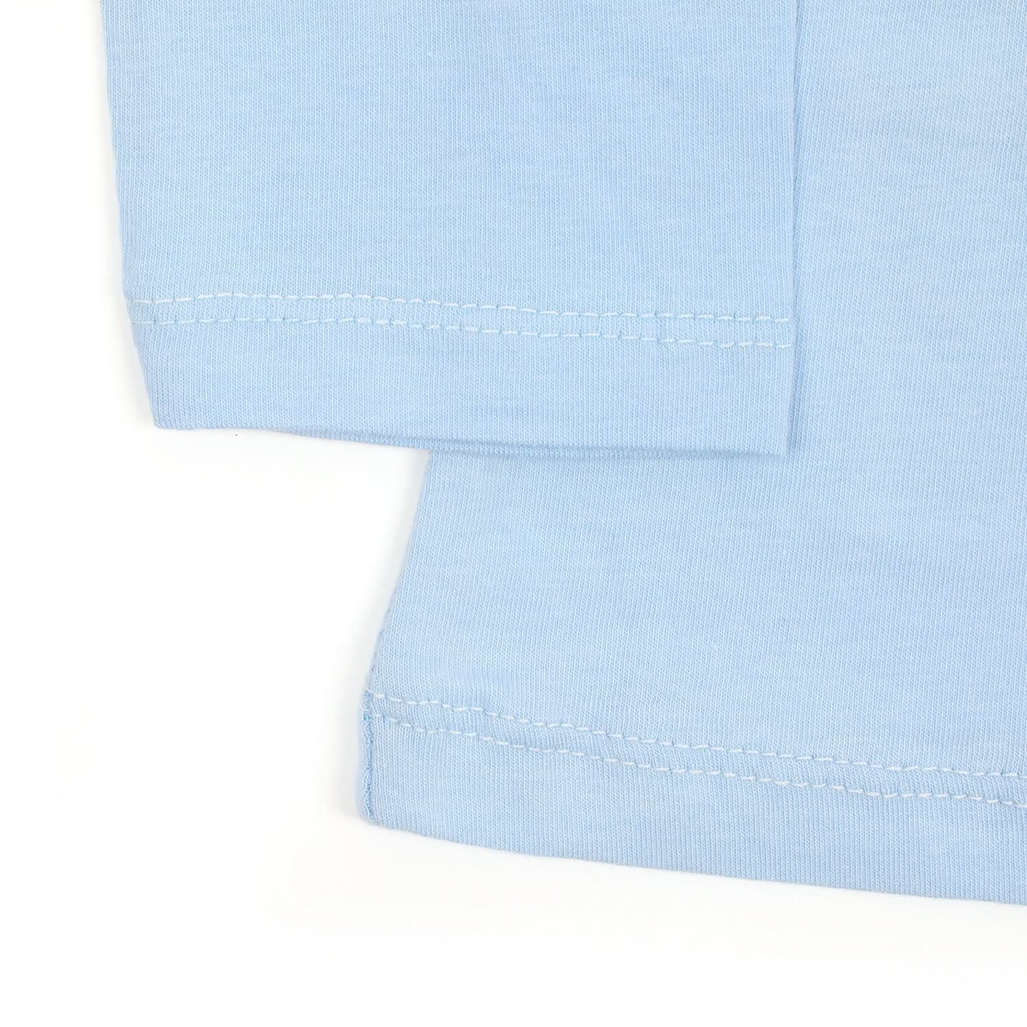 Girls Full Sleeves T-Shirt - Light Blue, Girls T-Shirts, Chase Value, Chase Value