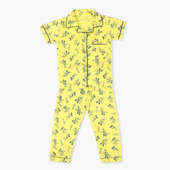 Girls Night Suit - Yellow, Girls Suits, Chase Value, Chase Value