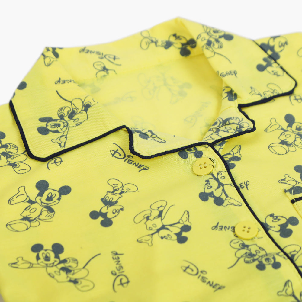 Girls Night Suit - Yellow, Girls Suits, Chase Value, Chase Value