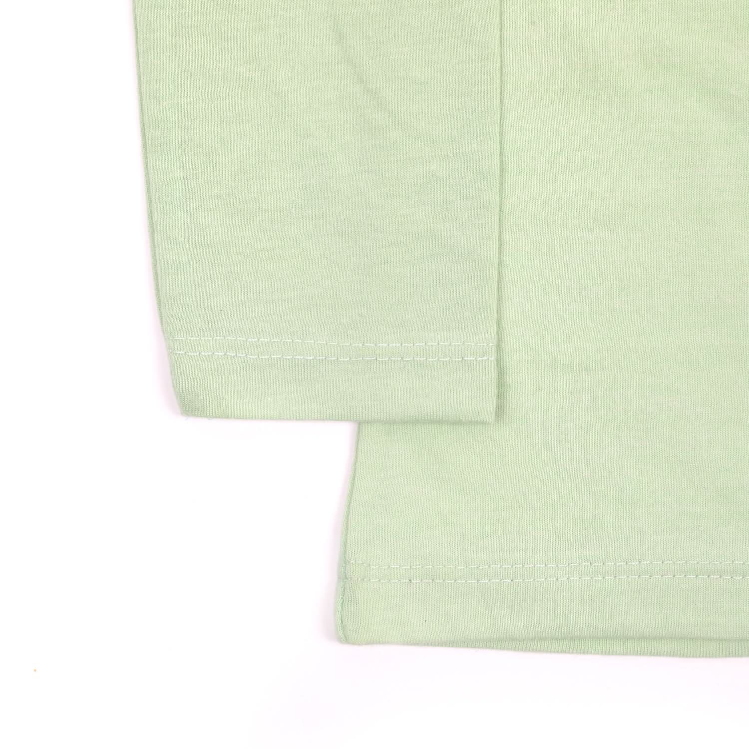 Girls Full Sleeves T-Shirt - Light Green, Girls T-Shirts, Chase Value, Chase Value