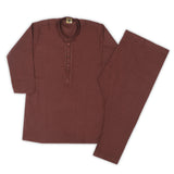 Boys Fancy Shalwar suit - Dark Brown, Boys Shalwar Kameez, Chase Value, Chase Value