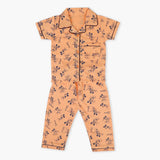 Girls Night Suit - Orange, Girls Suits, Chase Value, Chase Value