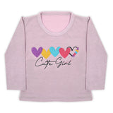 Girls Full Sleeves T-Shirt - Light Purple, Girls T-Shirts, Chase Value, Chase Value
