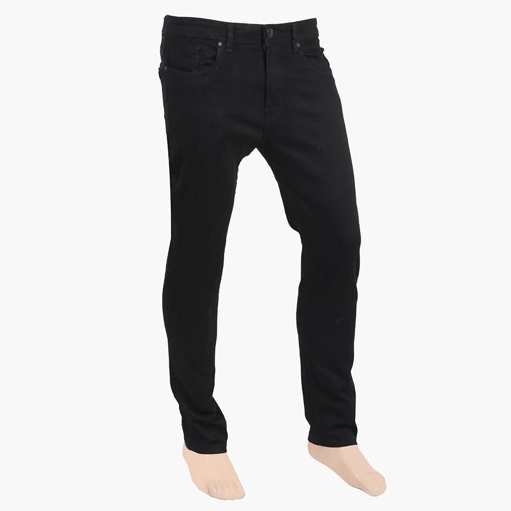 Men's Stretch Denim Pant - Black, Men's Casual Pants & Jeans, Chase Value, Chase Value