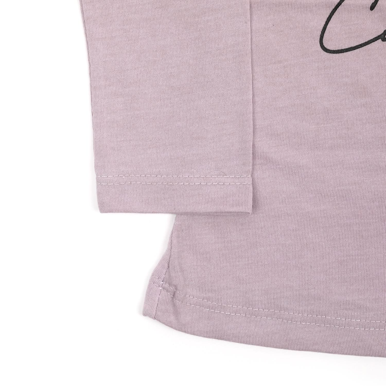 Girls Full Sleeves T-Shirt - Light Purple, Girls T-Shirts, Chase Value, Chase Value