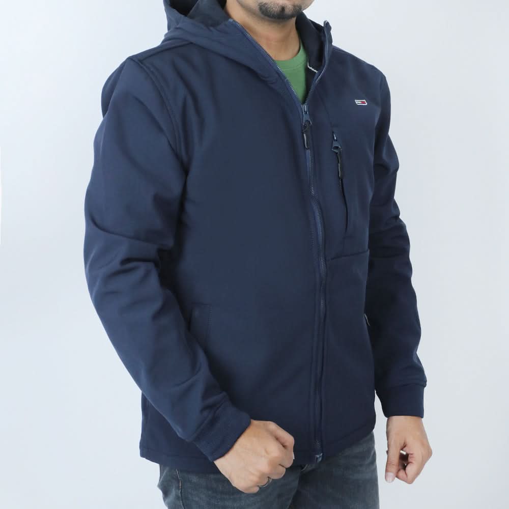 Men's Full Sleeves Hoodie Jacket - Navy Blue, Men's Jackets & Hoodies, Chase Value, Chase Value