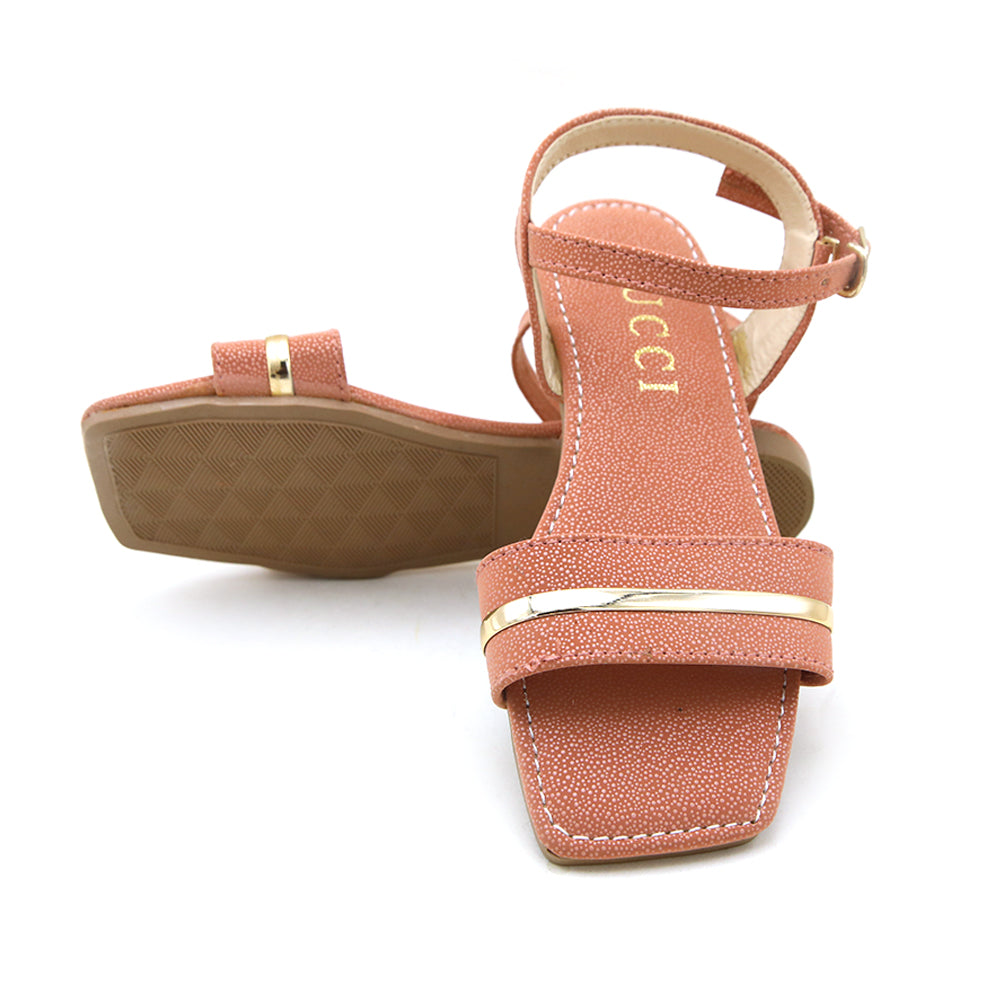 Girls Sandal - Peach, Girls Sandals, Chase Value, Chase Value