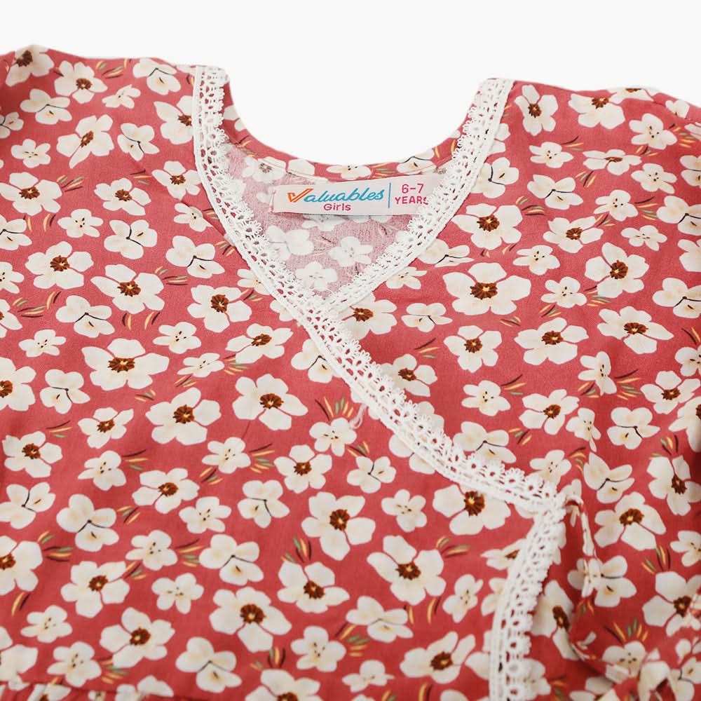 Girls Printed Shalwar Suit - Light Pink, Girls Shalwar Kameez, Chase Value, Chase Value