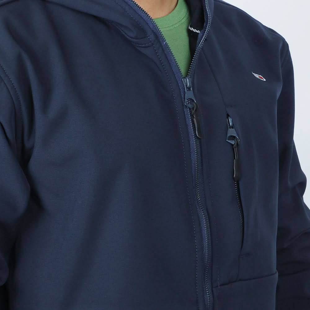 Men's Full Sleeves Hoodie Jacket - Navy Blue, Men's Jackets & Hoodies, Chase Value, Chase Value