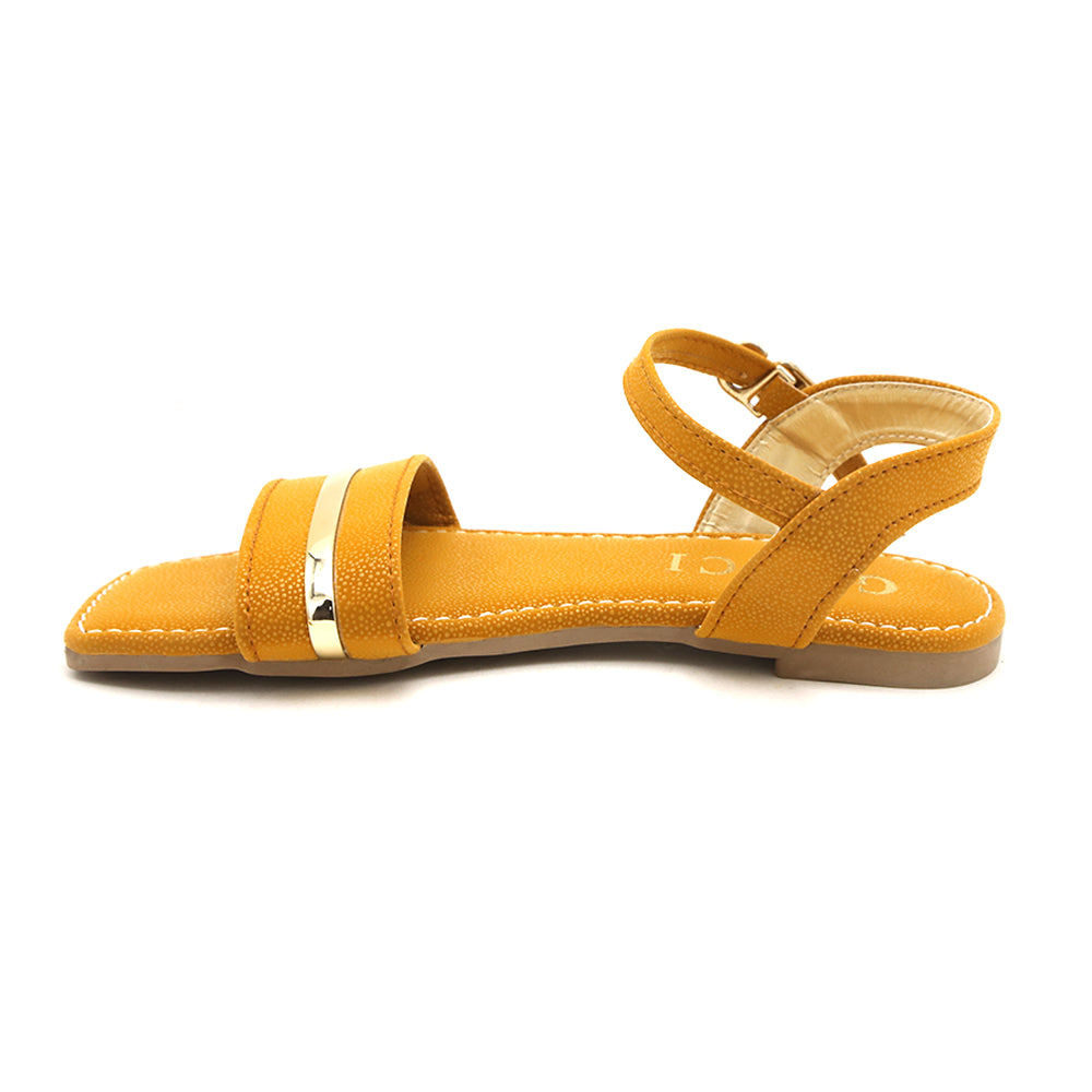 Girls Sandal - Yellow, Girls Sandals, Chase Value, Chase Value