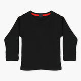 Boys Full Sleeves T-Shirt - Black, Boys T-Shirts, Chase Value, Chase Value