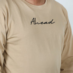 Eminent Men's Full Sleeves T-Shirt - Beige, Men's T-Shirts & Polos, Eminent, Chase Value