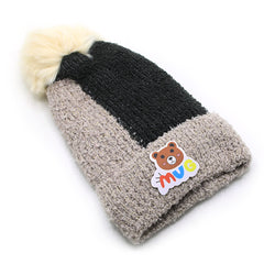 Kids Woollen Cap - Grey