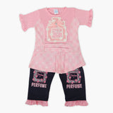 Girls Half Sleeves Suit - Baby Pink, Girls Suits, Chase Value, Chase Value