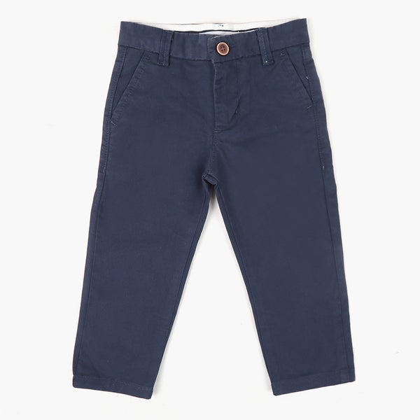 Boys Cotton Chino Pant - Navy Blue, Boys Pants, Chase Value, Chase Value