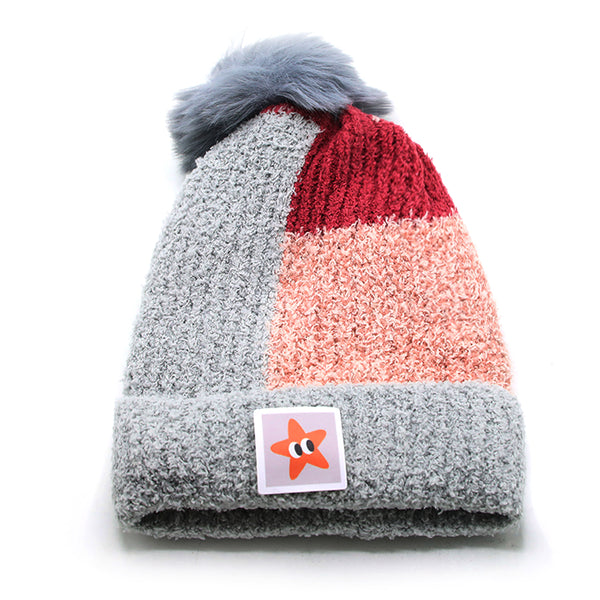 Kids Woollen Cap - Grey