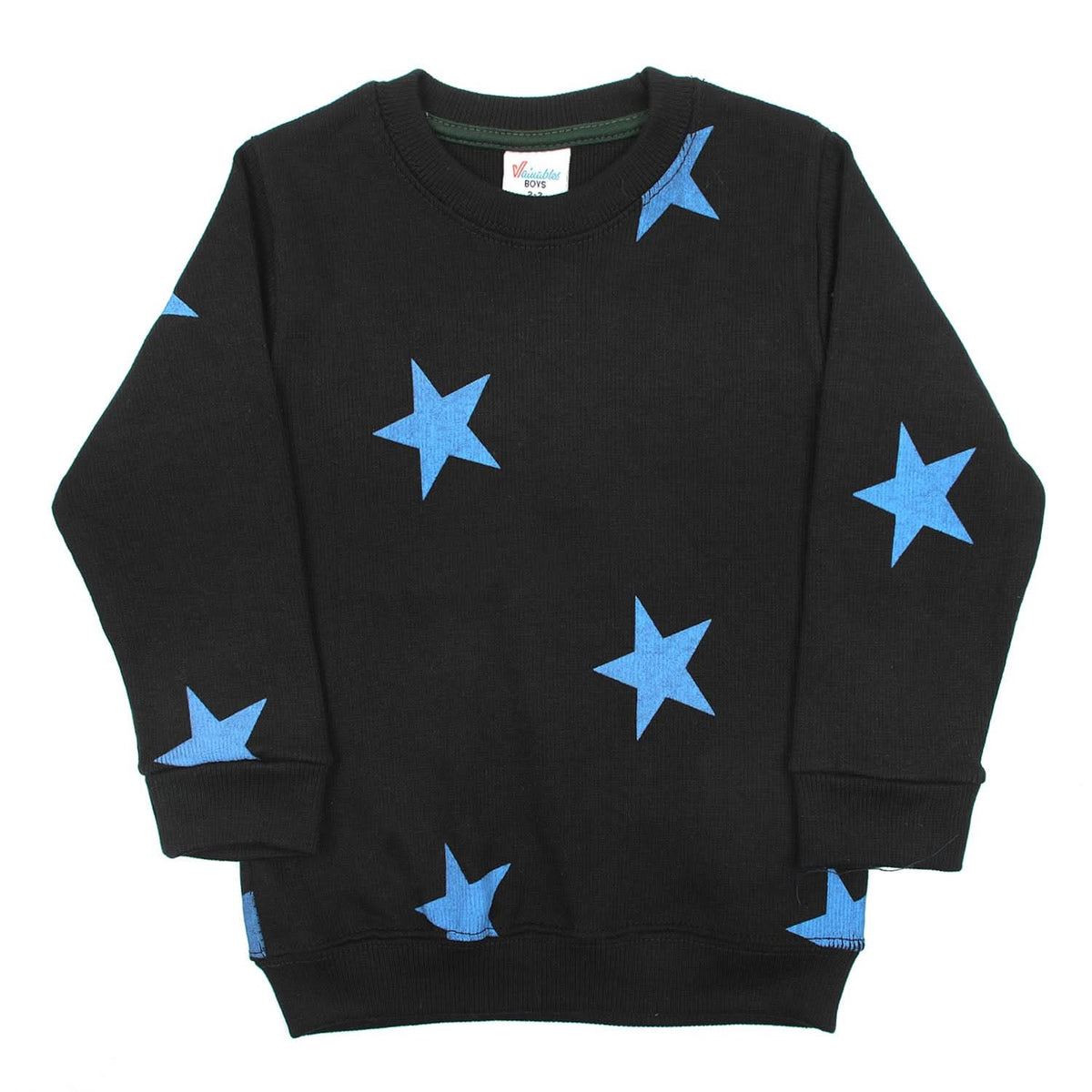 Boys Full Sleeves Sweat Shirt - Black, Boys Hoodies & Sweat Shirts, Chase Value, Chase Value