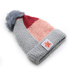 Kids Woollen Cap - Grey