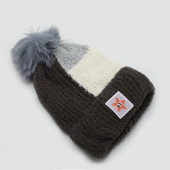 Kids Woollen Cap - Dark Grey