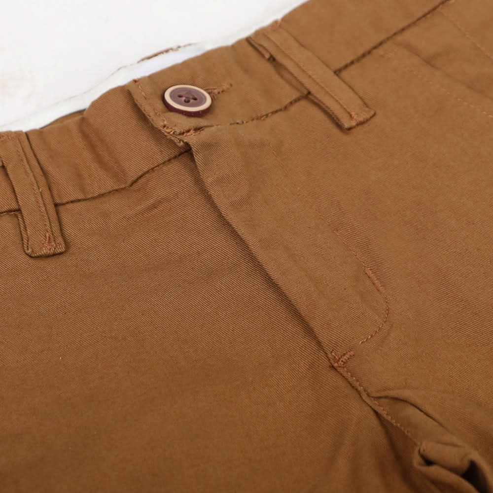 Boys Cotton Chino Pant - Brown, Boys Pants, Chase Value, Chase Value