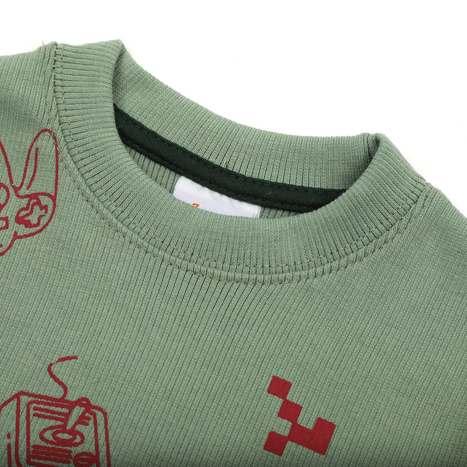 Boys Full Sleeves SweatShirt - Sea Green, Boys Hoodies & Sweat Shirts, Chase Value, Chase Value