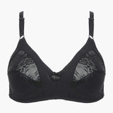 Women's Cotton Half Net Bra - Black, Women Bras, Chase Value, Chase Value