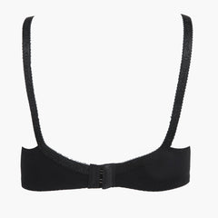 Women's Cotton Half Net Bra - Black, Women Bras, Chase Value, Chase Value