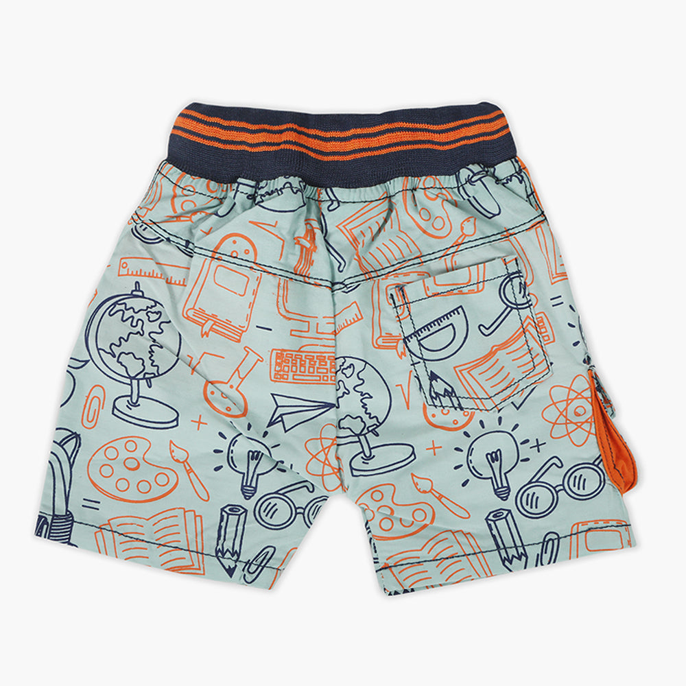 Newborn Boys Short - Orange, Newborn Boys Shorts & Pants, Chase Value, Chase Value