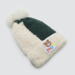 Kids Woollen Cap - Green