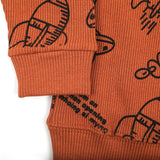 Boys Full Sleeves SweatShirt - Rust, Boys Hoodies & Sweat Shirts, Chase Value, Chase Value
