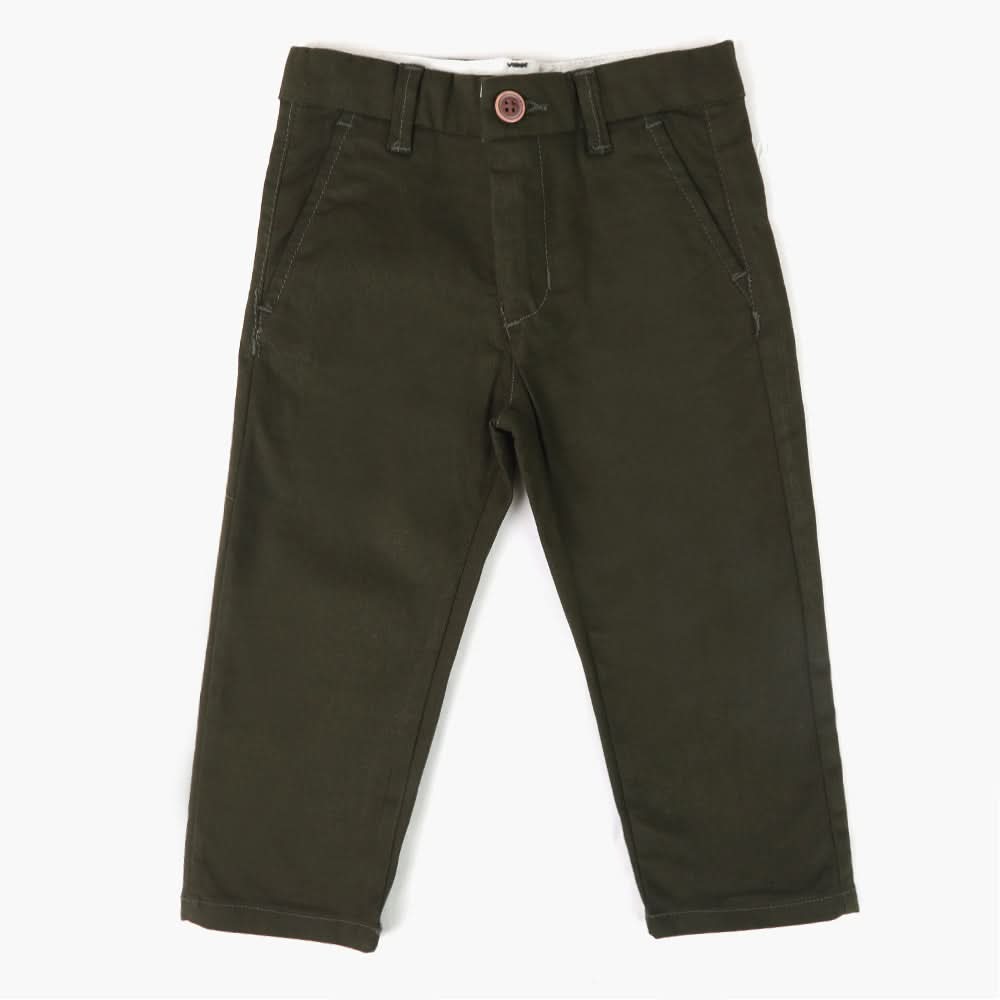 Boys Cotton Chino Pant - Dark Green, Boys Pants, Chase Value, Chase Value