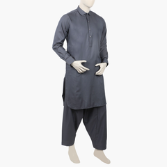 Eminent Men's Kameez Shalwar Suit - Grey