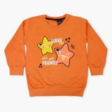 Girls Sweat Shirt - Orange, Girls Hoodies & Sweat Shirts, Chase Value, Chase Value