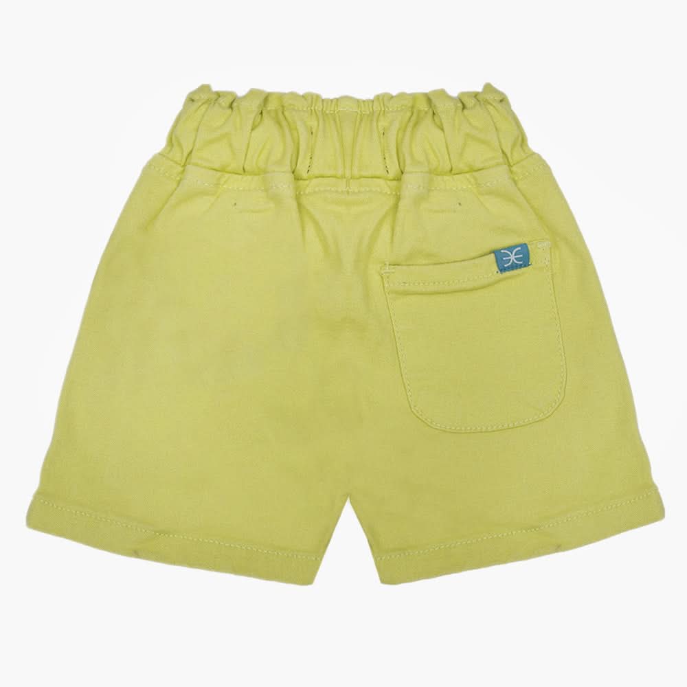 Girls Cotton Short - Lemon, Boys Shorts, Chase Value, Chase Value