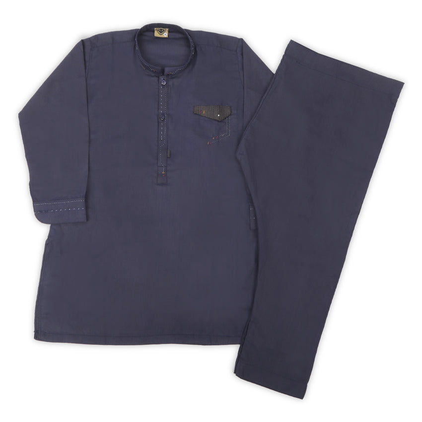 Boys Fancy Shalwar suit - Dark Purple