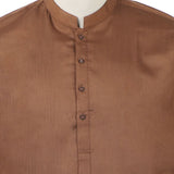 Men's Kurta Shalwar Suit - Brown, Men's Shalwar Kameez, Chase Value, Chase Value