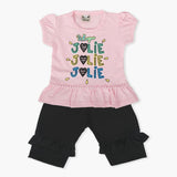 Newborn Girls Half Sleeves Suit - Pink, Newborn Girls Sets & Suits, Chase Value, Chase Value