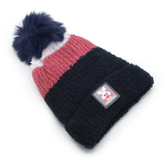 Kids Woollen Cap - Navy Blue