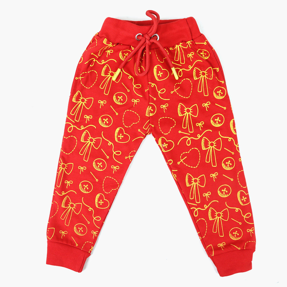 Girls Trouser - Red, Girls Shorts Skirts, Chase Value, Chase Value