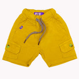 Boys Cotton Shorts - Yellow, Boys Shorts, Chase Value, Chase Value