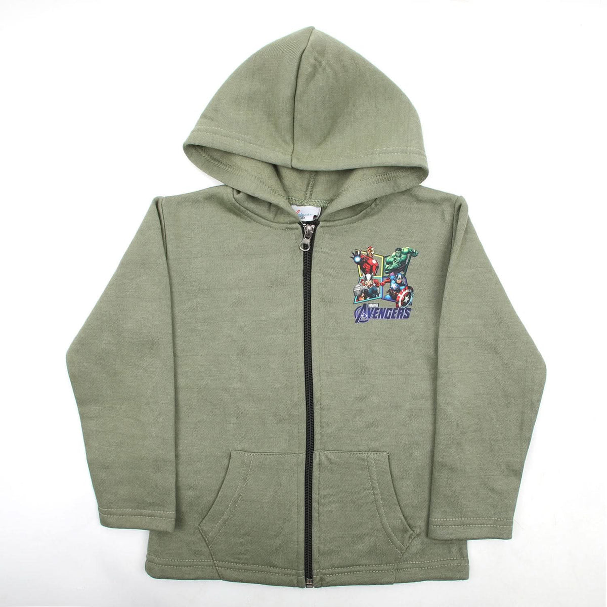 Boys Full Sleeves Hoodie - Olive, Boys Hoodies & Sweat Shirts, Chase Value, Chase Value