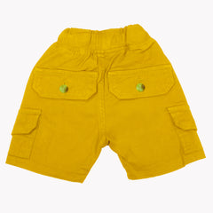 Boys Cotton Shorts - Yellow, Boys Shorts, Chase Value, Chase Value