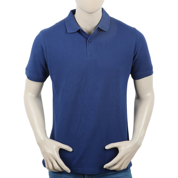 Eminent Men's Basic Polo T-Shirt - Navy Blue