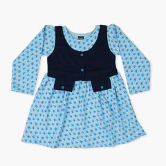 Girls Frock - Blue, Girls Frocks, Chase Value, Chase Value