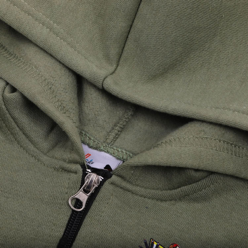 Boys Full Sleeves Hoodie - Olive, Boys Hoodies & Sweat Shirts, Chase Value, Chase Value