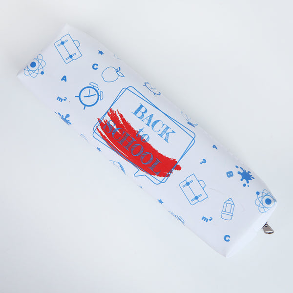 Pencil Pouch - White, Pencil Boxes & Stationery Sets, Chase Value, Chase Value