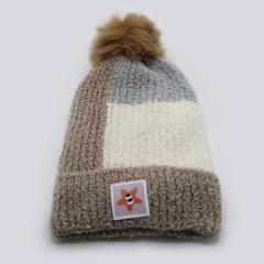 Kids Woollen Cap - Light Brown